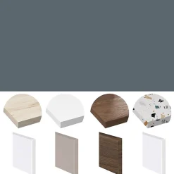 Crédence cuisine en aluminium - essentiel bleu paon - 360x50 cm (en 3 bandeaux)