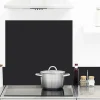 Crédence cuisine en aluminium - effet ardoise gris RAL7016 - 200x20 cm (en 2 bandeaux)