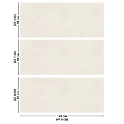 Crédence cuisine en aluminium - motif sable beige - 360x50 cm (en 3 bandeaux)