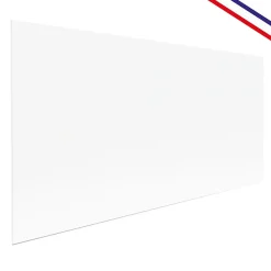 Crédence cuisine en aluminium - essentiel blanc - 360x50 cm (en 3 bandeaux)