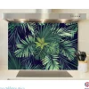 Crédence cuisine fond de hotte Végétation - Verre trempé - L 90 cm x H 60 cm - MaCrédenceDéco