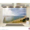 Crédence cuisine fond de hotte Dunes du pilat - Alu composite - L 70 cm x H 60 cm - MaCrédenceDéco