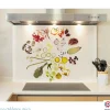 Crédence cuisine fond de hotte Légumes sur fond blanc - Verre trempé - L 90 cm x H 50 cm - MaCrédenceDéco