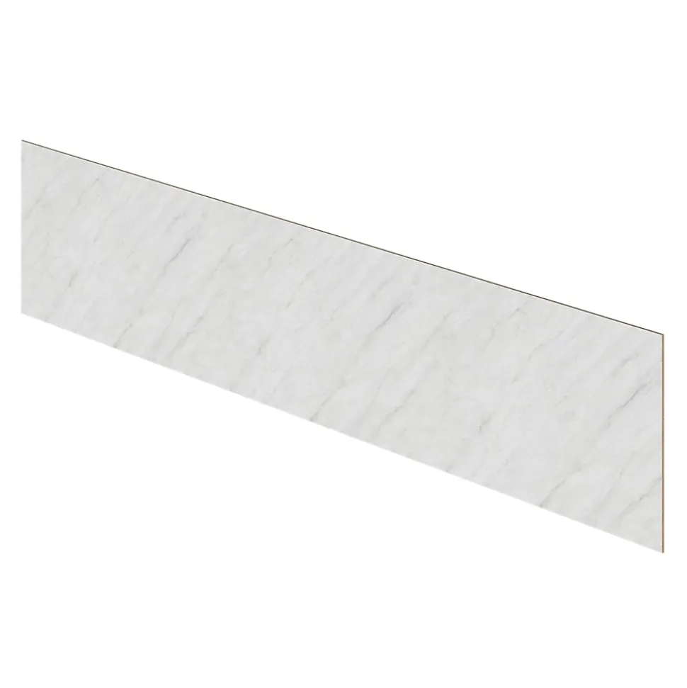 Crédence de cuisine aspect quartz blanc GoodHome Kala l. 300 cm x H. 60 cm x Ep. 8 mm