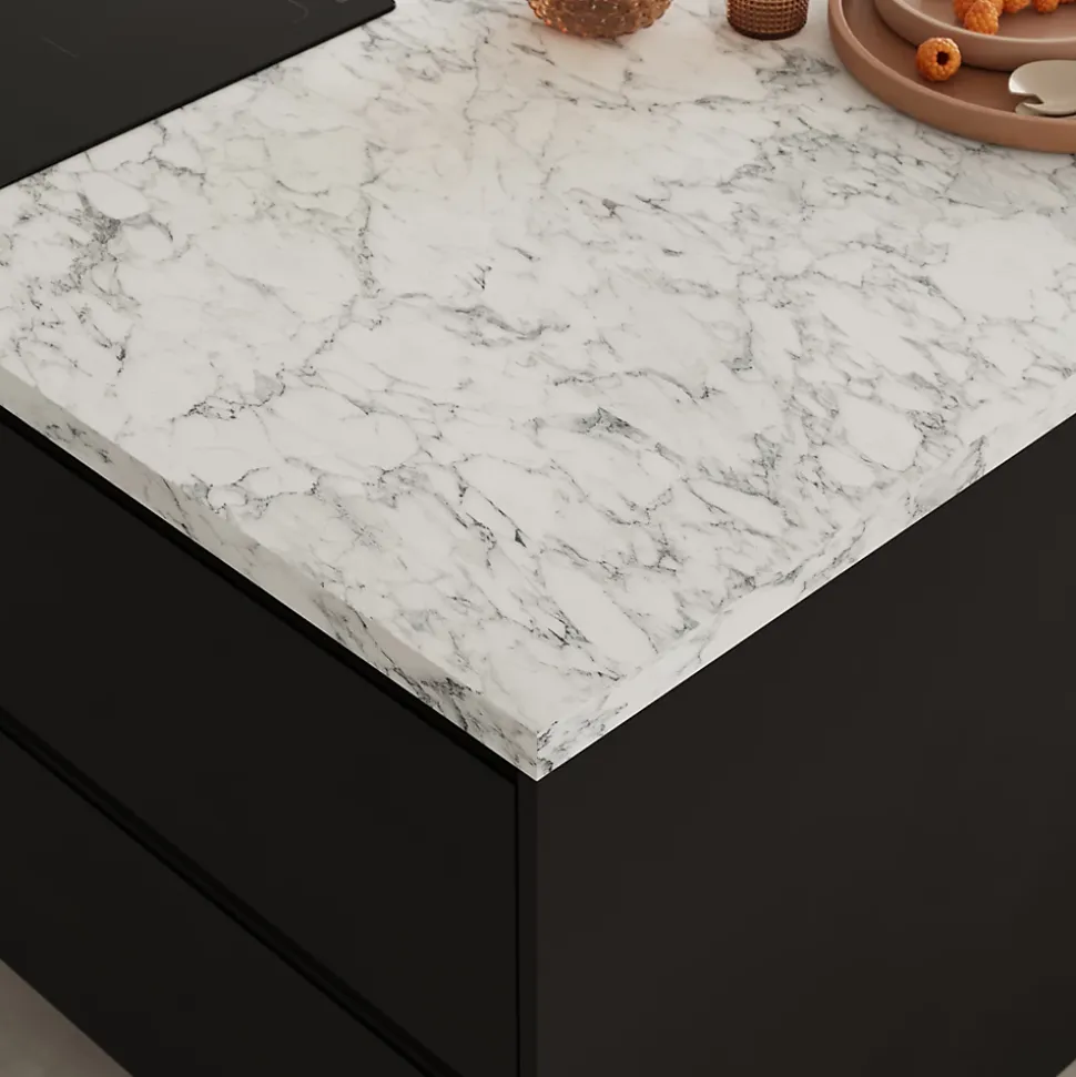 Crédence de cuisine aspect quartzite GoodHome Berberis l. 300 cm x H. 60 cm x Ep. 8 mm