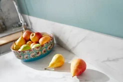 Crédence de cuisine aspect marbre blanc GoodHome Algiata l. 300 cm x H. 60 cm x Ep. 8 mm