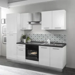 Crédence de cuisine auto-adhésive Caméléo imitation carrelage vert blanc l. 200 cm x H. 40 cm x ép. 0,2 mm