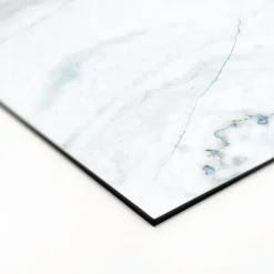 Crédence de cuisine effet marbre bleu lagon IDPanneaux L. 300 x H. 60 cm