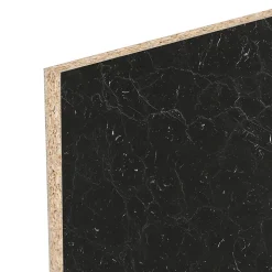 Crédence de cuisine effet pierre noir GoodHome Kala 300 x 60 cm