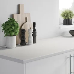 Crédence de cuisine GoodHome blanc l. 180 cm x H. 60 cm x Ep. 8 mm