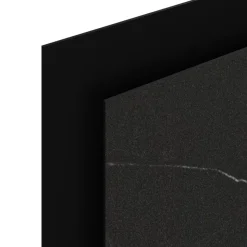 Crédence de cuisine réversible 1 face aspect marbre noir / 1 face noir mat GoodHome Nepeta L.300 x l.60 x Ép.3 mm