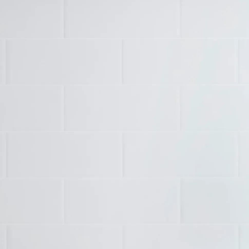 Crédence de cuisine réversible GoodHome décor métro blanc l. 200 cm x H. 60 cm x Ep. 3 mm