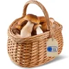 Creative Home Grand Panier Osier Avec Anse 43 x 33 x 40 cm - Panier Champignons Léger Naturel