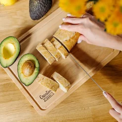 Creative Home Lot 2 Planches À Découper Bois Hêtre 30,5 x 22,5 x 1,2 cm - Cuisine