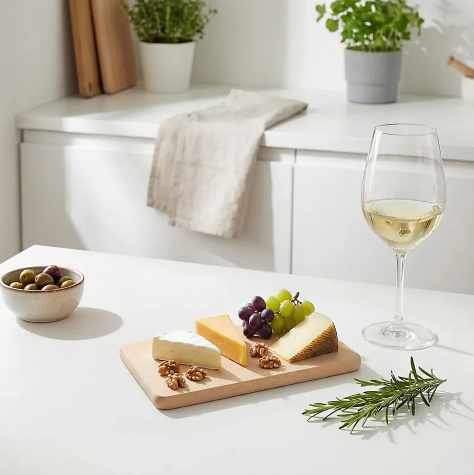 Creative Home Lot 10 Planches À Découper Bois 22,5 x 12,5 x 1,2 cm - Cuisine