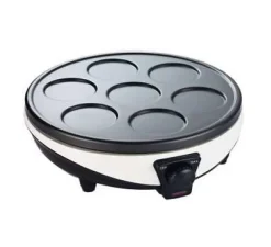 Crepiere Duo - LITTLE BALANCE - 8212 - 1000 W - 2 plaques - Noir / Blanc