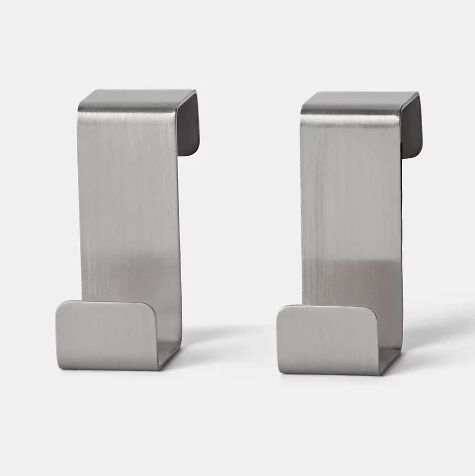 Crochet de rangement forme S Datil GoodHome inox vendu par 2