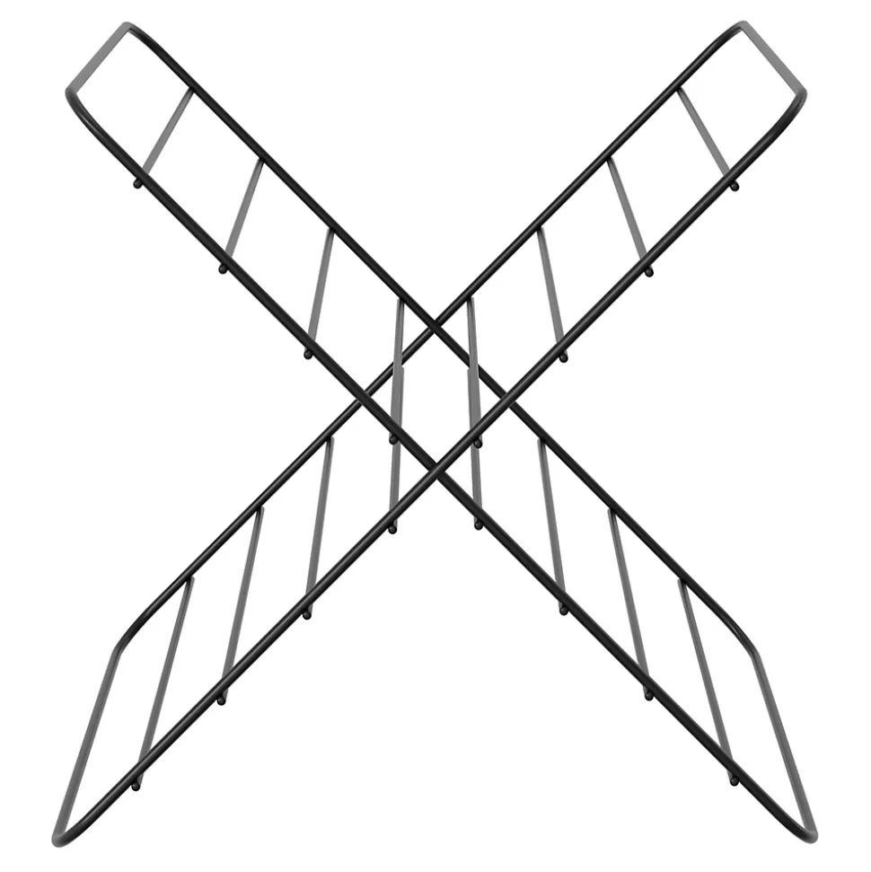 Croisillon en métal pour étagère GoodHome Mixxit noir