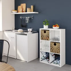 Croisillon en métal pour étagère GoodHome Mixxit noir