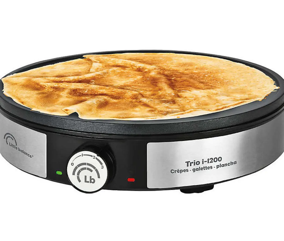 Crêpière 30cm 1200w inox Little Balance 8383 trio i-1200