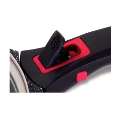 Crêpière en fonte d'aluminium 28cm Baumalu 383608 granit pro