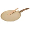 Crépière Harmony D26cm en aluminium forgé beige - Beige- 5five