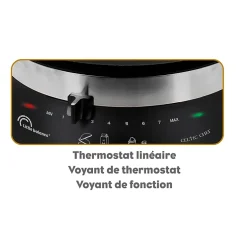 Crêpière électrique - LITTLE BALANCE - 33 cm - 1300W - Revêtement antiadhésif - Thermostat réglable
