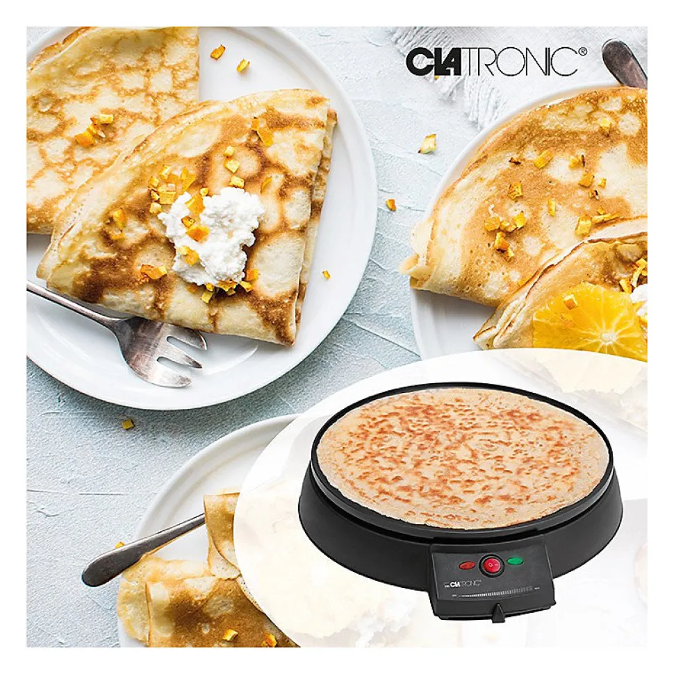 Crêpière électrique Clatronic CM 3372 Noir