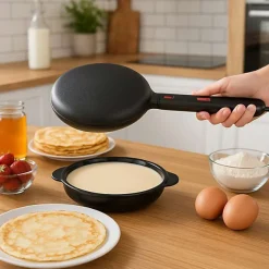Crêpière électrique 600w 20cm noir Livoo DOP258CO livoo x marmiton