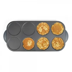 Crêpière Livoo Maxi crêpes party DOC186G 8 mini crêpes Diamètre 12 cm, 1500W, accessoires inclus coloris Gris