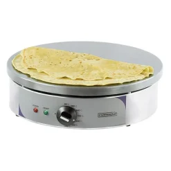 Crêpière professionnelle - Casselin - 400 mm - 2,7 kW - Thermostat réglable - Inox