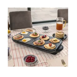 Crêpière 1500w 12 cm multi crêpes Livoo DOC186G maxi crêpes party