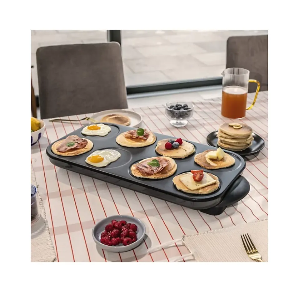 Crêpière 1500w 12 cm multi crêpes Livoo DOC186G maxi crêpes party