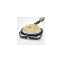 Crêpière XXL - SEVERIN - CM2199 - 1500 W - Diamètre 38 cm - Inox / Noir