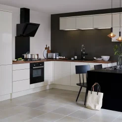 Côté de remplacement électroménager Goodhome Stevia crème H. 201 cm x l. 57 cm x Ep. 18 mm