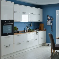 Côté de remplacement électroménager Goodhome Stevia crème H. 201 cm x l. 57 cm x Ep. 18 mm