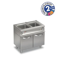 Cuiseur à Pates électrique - 2 x 26 L - 2 cuves - Baron