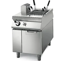 Cuiseur à Pâtes Gaz sur Coffre avec Portes, 1 Bac GN 1/1 - 40 Litres - Virtus