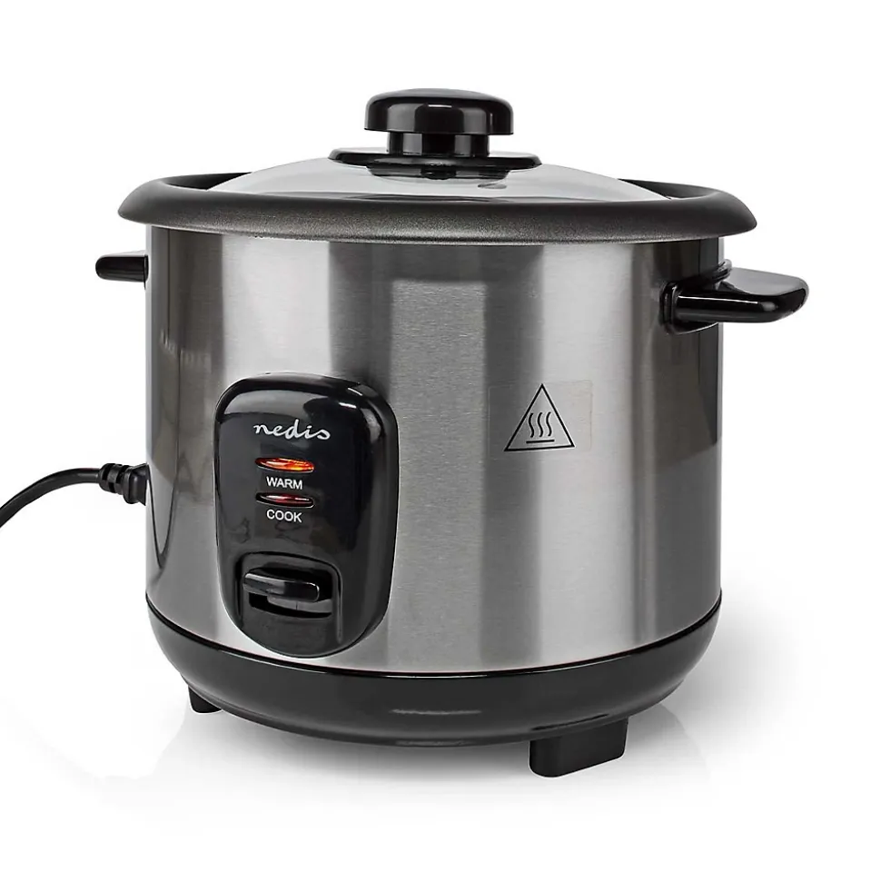 Cuiseur à Riz 1 l 400 W Revêtement antiadhésif Bol amovible Arrêt NEDIS