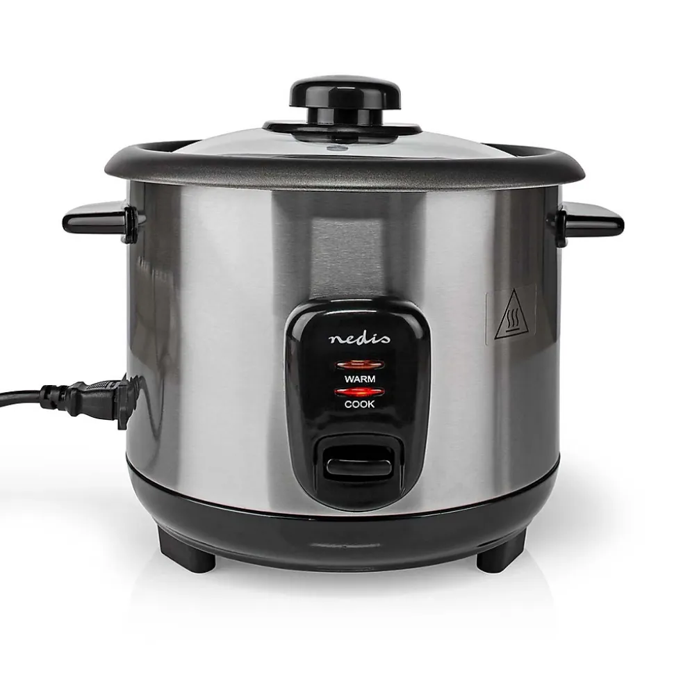 Cuiseur à Riz 1 l 400 W Revêtement antiadhésif Bol amovible Arrêt NEDIS