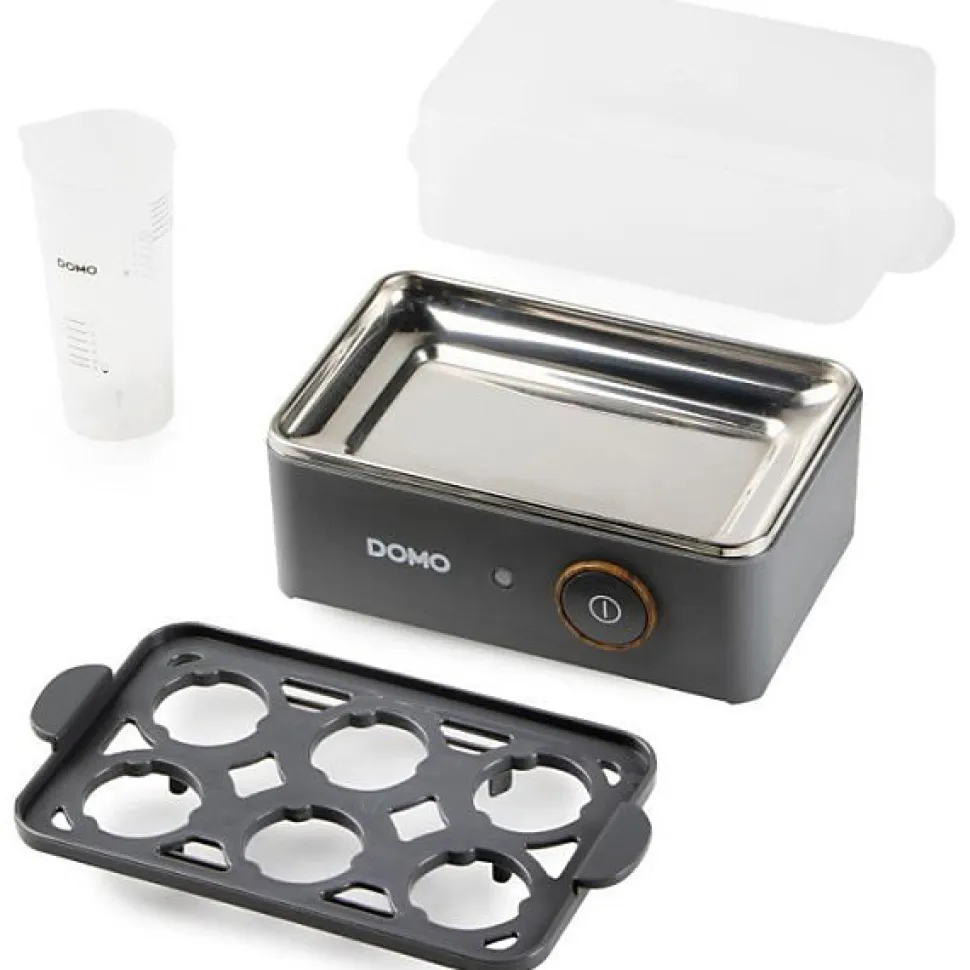 Cuiseur a oeufs - DOMO - DO9283EK - 400 W - 6 oeufs - Gris