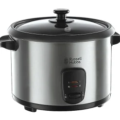 Cuiseur a riz - RUSSELL HOBBS - 19750-56 - 700 W - Bol : 3,3 L - Anti-adhésif - Inox