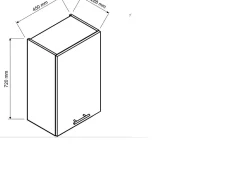 CUISINE COMPLETE ANIKA CHENE 2M00 NON MONTEE SANS ELECTROMENAGER 6 MEUBLES