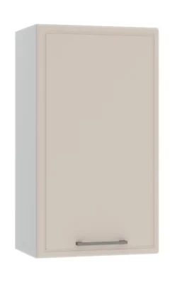 Cuisine complète Bora 8 éléments couleur beige mat avec plan de travail inclus - Longueur 180/240 cm