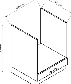 Cuisine complète d'angle ANIA 9 éléments couleur Chêne Artisan, Graphite - Longueur 200/260 cm