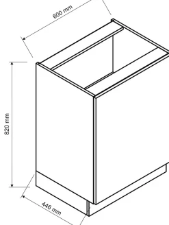 Cuisine complète ISYA 6 éléments couleur Gris clair/Artisan - Longueur 200/200 cm