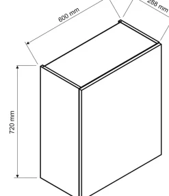 Cuisine complète ISYA 6 éléments couleur Gris clair/Artisan - Longueur 200/200 cm
