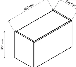Cuisine complète ISYA 6 éléments couleur Gris clair/Artisan - Longueur 200/200 cm