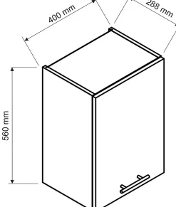 Cuisine complète MILA 8 éléments couleur chêne Artisan avec plan de travail inclus - Longueur 240 cm