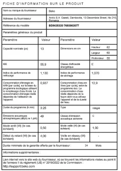 Cuisine complète montée All in Mimosa blanc L. 375 cm avec électroménager